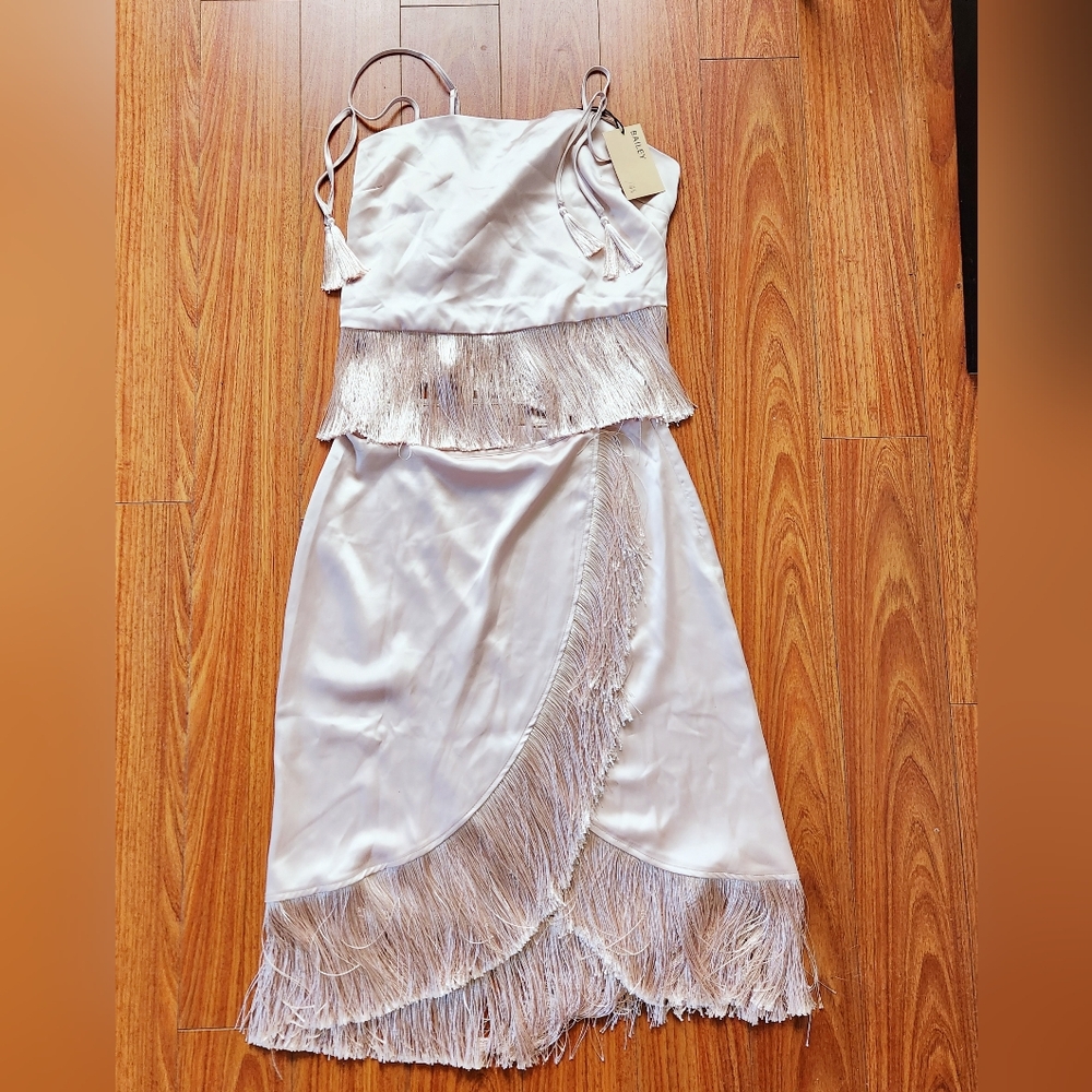 Bailey 44 Satin Skirt Set - Picture 2 of 6